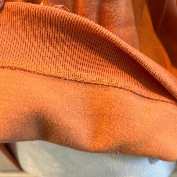 Bailey Rose Medium Embroidered “Malibu Athletics” Peach Crewneck Pullover NWOT - Picture 12 of 13